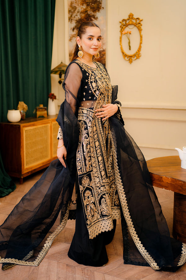 Maryum N Maria | Farisha Formals| ELEA - MW40081 by Maryum N Maria - Designer Dress  - Type : Ladies Clothes - Available at Libayah - 100% Original 