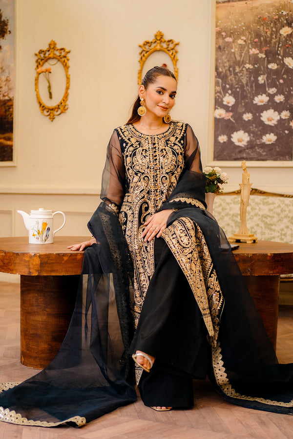 Maryum N Maria | Farisha Formals| ELEA - MW40081 by Maryum N Maria - Designer Dress  - Type : Ladies Clothes - Available at Libayah - 100% Original 