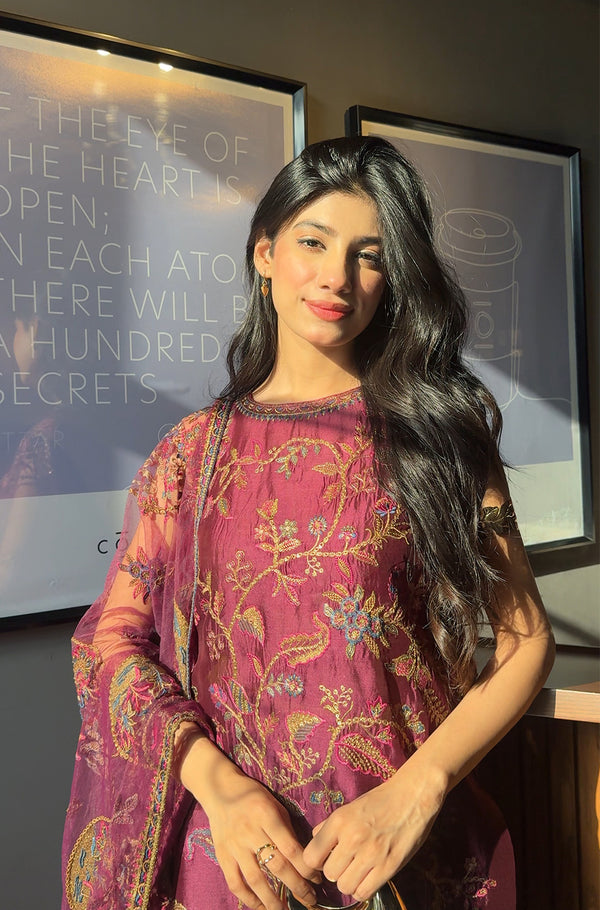 Maryum N Maria | Farisha Formals| LYA - MW40082 by Maryum N Maria - Designer Dress  - Type : Ladies Clothes - Available at Libayah - 100% Original 