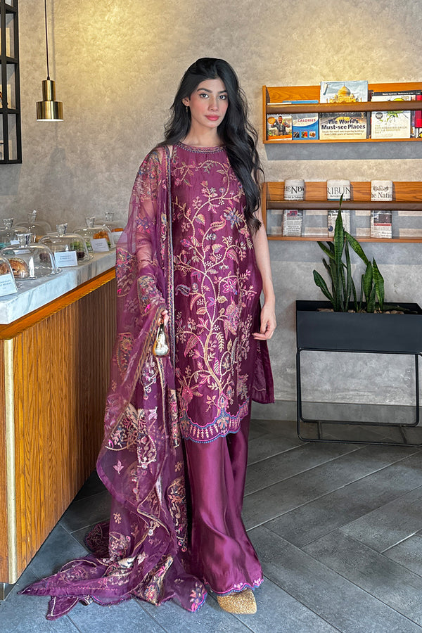 Maryum N Maria | Farisha Formals| LYA - MW40082 by Maryum N Maria - Designer Dress  - Type : Ladies Clothes - Available at Libayah - 100% Original 