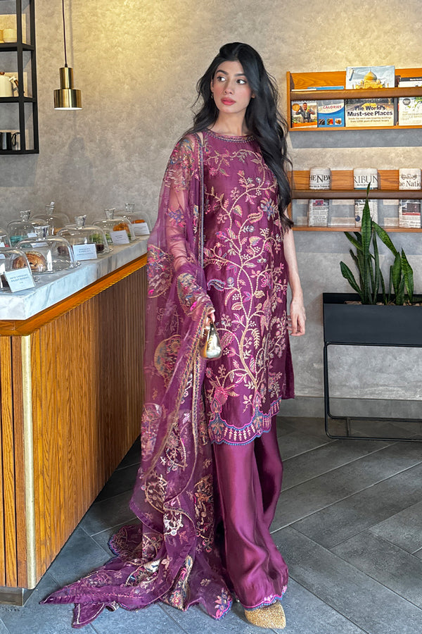 Maryum N Maria | Farisha Formals| LYA - MW40082 by Maryum N Maria - Designer Dress  - Type : Ladies Clothes - Available at Libayah - 100% Original 