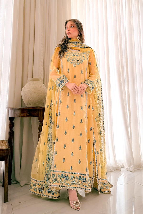 Maryum N Maria | Farisha Formals| NOEMIE - MW40086 by Maryum N Maria - Designer Dress  - Type : Ladies Clothes - Available at Libayah - 100% Original 