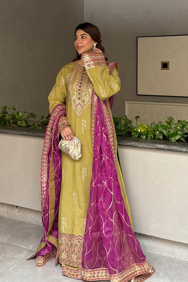 Maryum N Maria | Farisha Formals| MAELLE - MW40091 by Maryum N Maria - Designer Dress  - Type : Ladies Clothes - Available at Libayah - 100% Original 