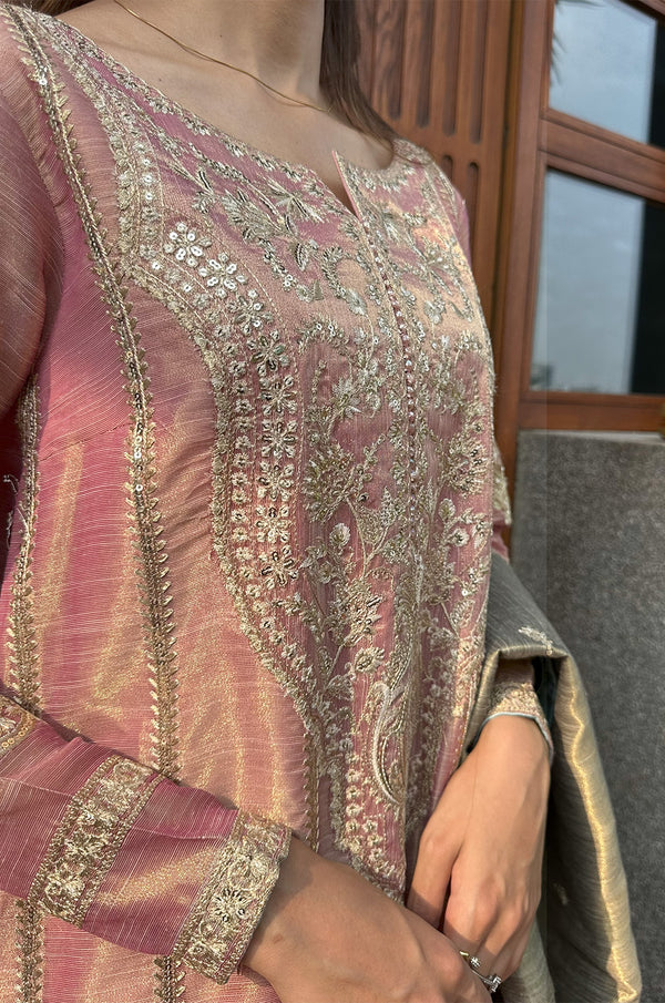 Maryum N Maria | Farisha Formals| OCEANE - MW40092 by Maryum N Maria - Designer Dress  - Type : Ladies Clothes - Available at Libayah - 100% Original 
