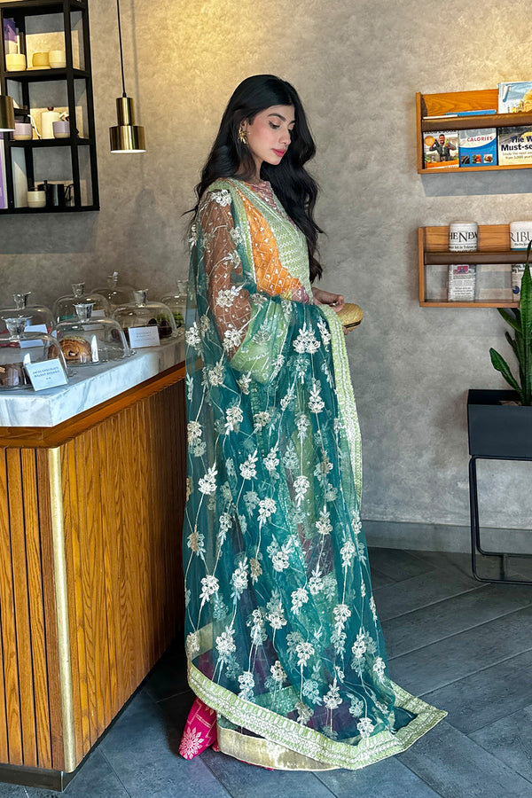 Maryum N Maria | Farisha Formals| NOELE - MW40095 by Maryum N Maria - Designer Dress  - Type : Ladies Clothes - Available at Libayah - 100% Original 