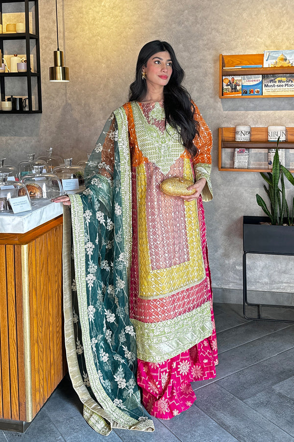 Maryum N Maria | Farisha Formals| NOELE - MW40095 by Maryum N Maria - Designer Dress  - Type : Ladies Clothes - Available at Libayah - 100% Original 