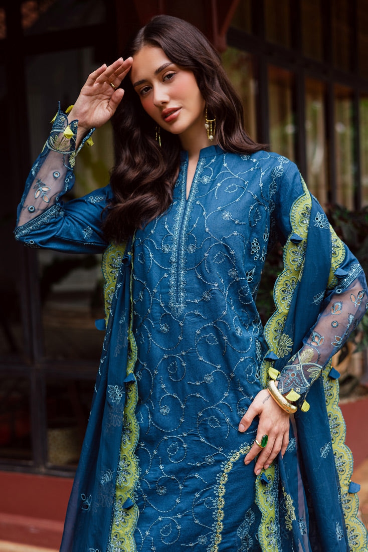 Marjjan | Bella Karandi 25 |MWK-38 B (TEAL BLUE)