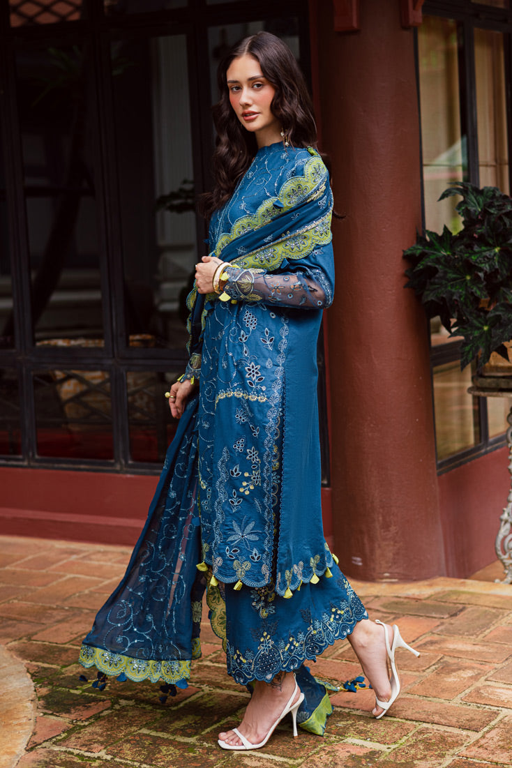 Marjjan | Bella Karandi 25 |MWK-38 B (TEAL BLUE)
