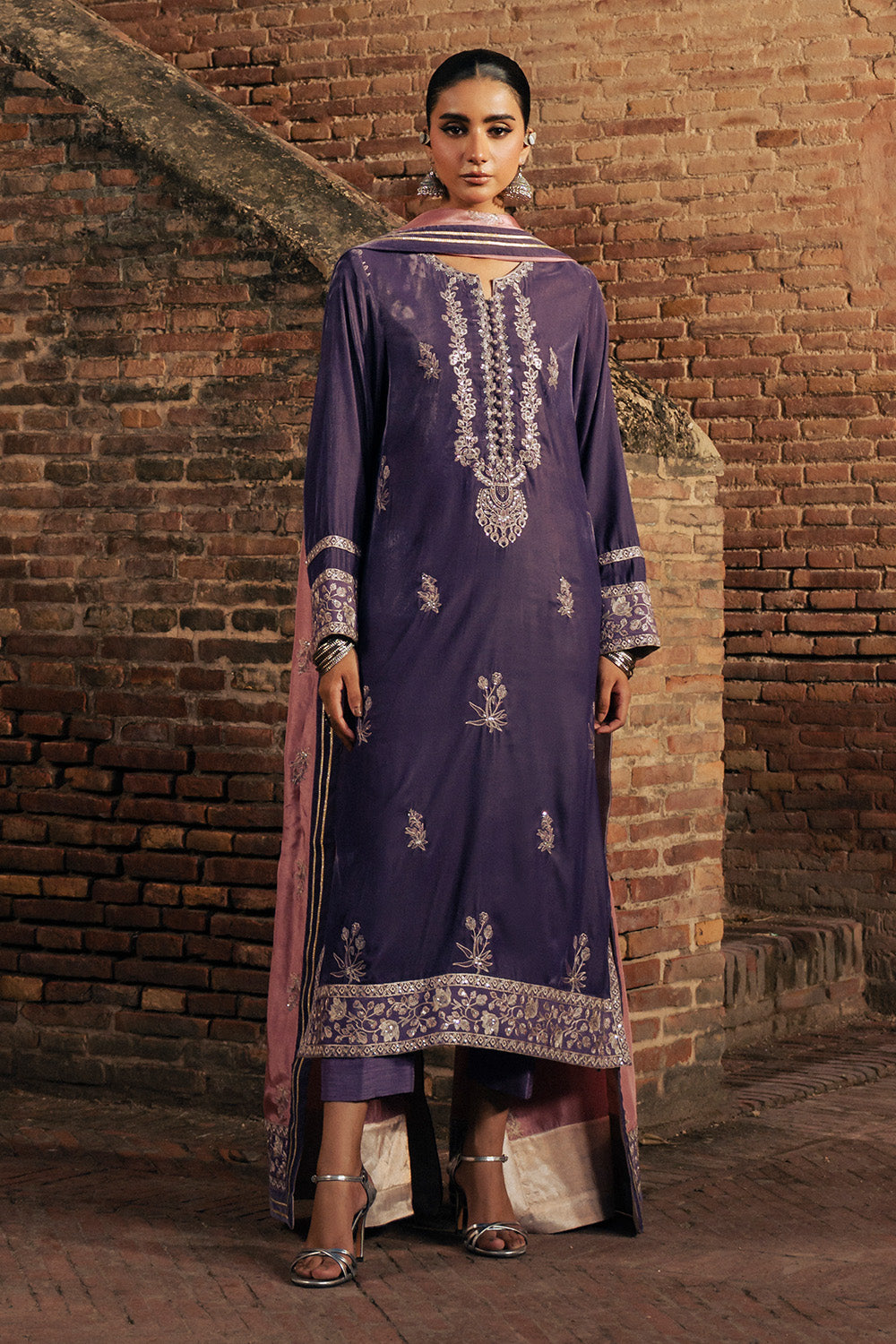 Maryum N Maria | Gulshan e Makhmal | MAELLE - MSS5606 by Maryum N Maria - Designer Dress - Type : Ladies Clothes - Available at Libayah - 100% Original 