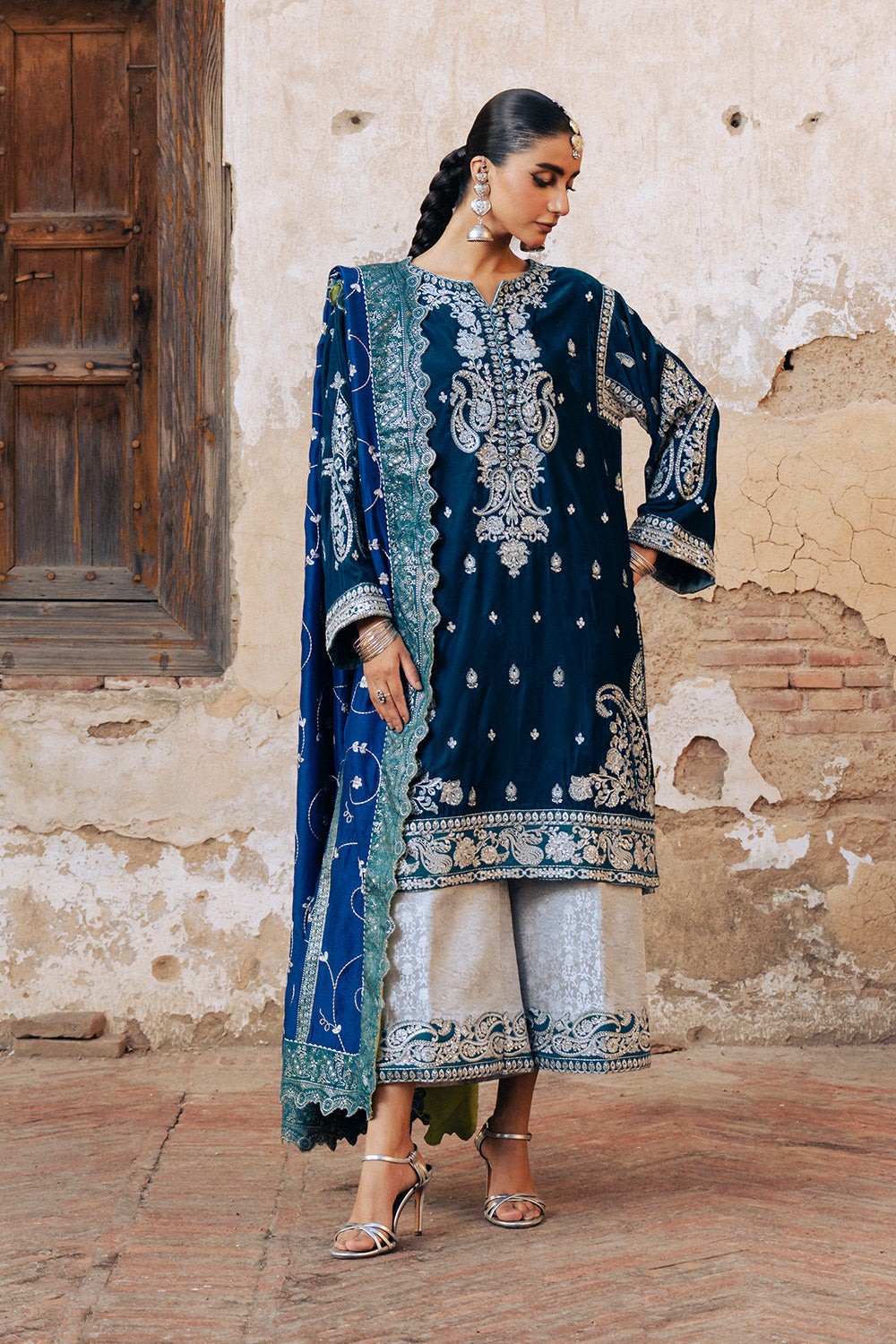 Maryum N Maria | Gulshan e Makhmal | ELISE - MSS5610 by Maryum N Maria - Designer Dress - Type : Ladies Clothes - Available at Libayah - 100% Original 