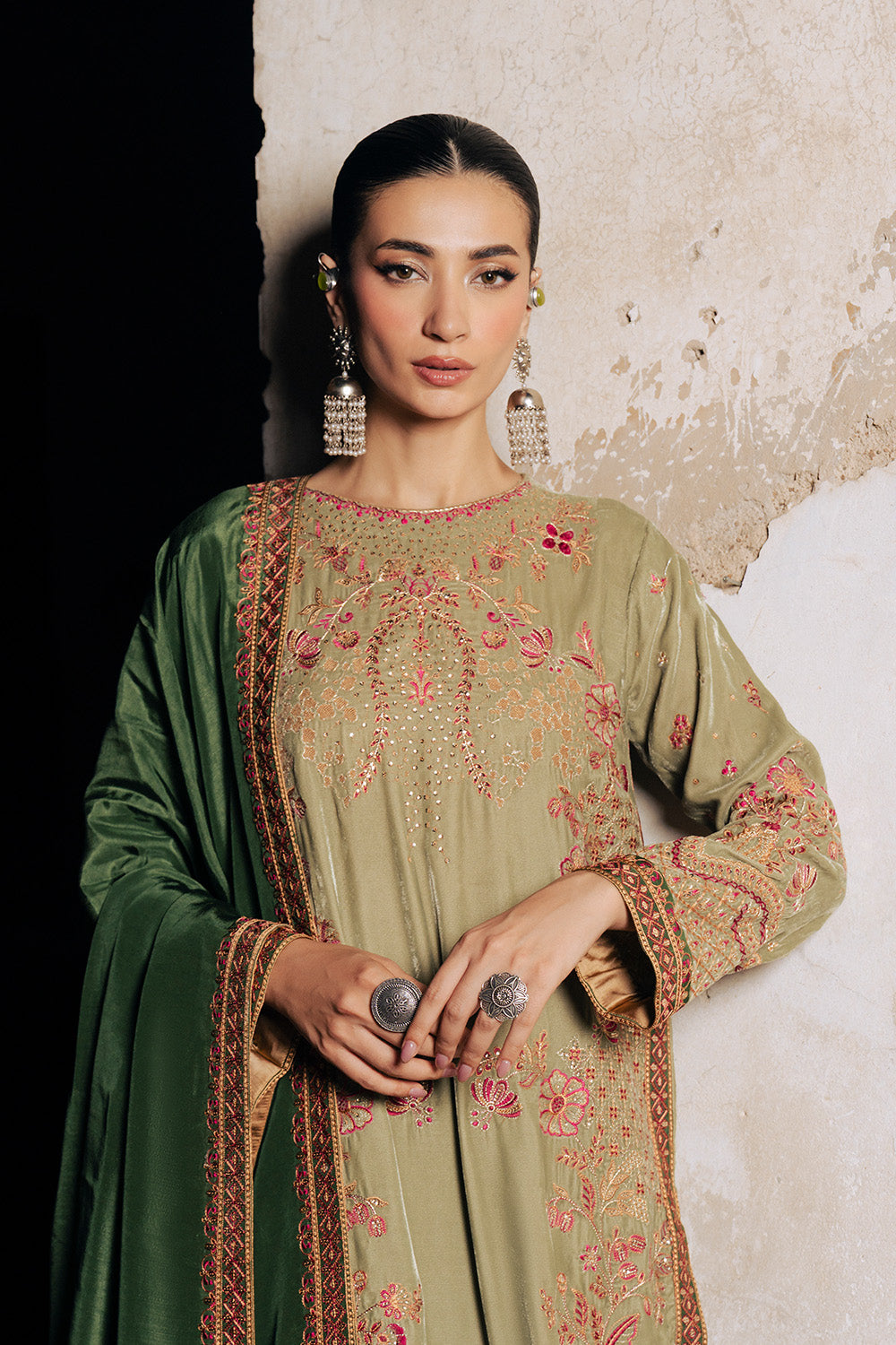Maryum N Maria | Gulshan e Makhmal | SERAPHIN - MSS5614 by Maryum N Maria - Designer Dress - Type : Ladies Clothes - Available at Libayah - 100% Original 