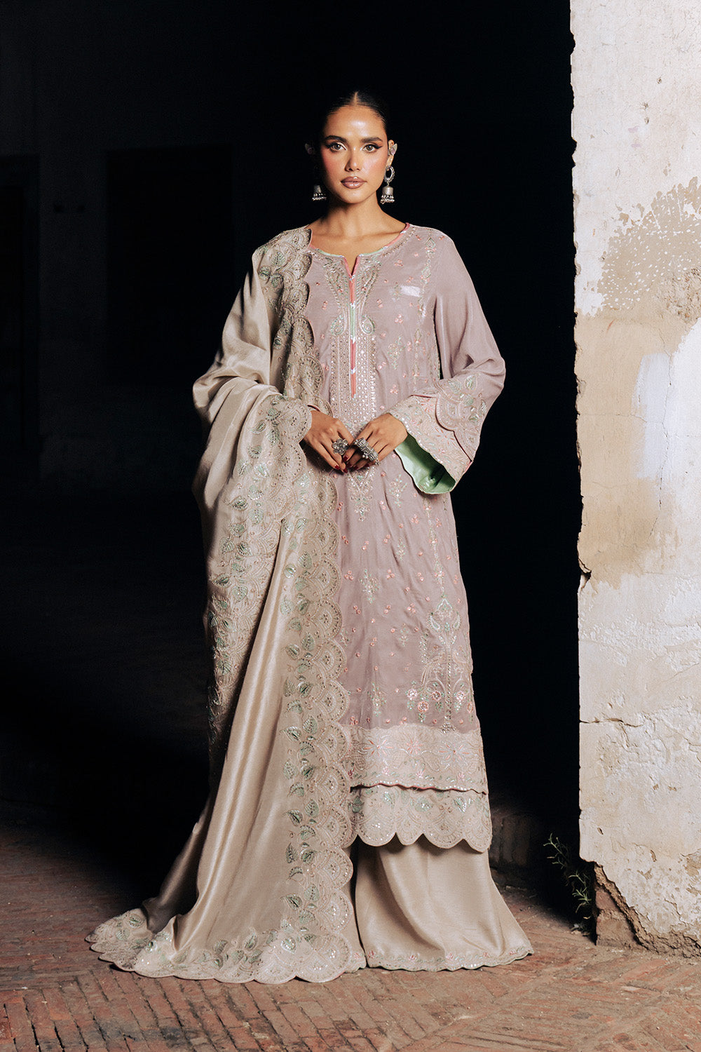 Maryum N Maria | Gulshan e Makhmal | YVONNE - MSS5615 by Maryum N Maria - Designer Dress - Type : Ladies Clothes - Available at Libayah - 100% Original 