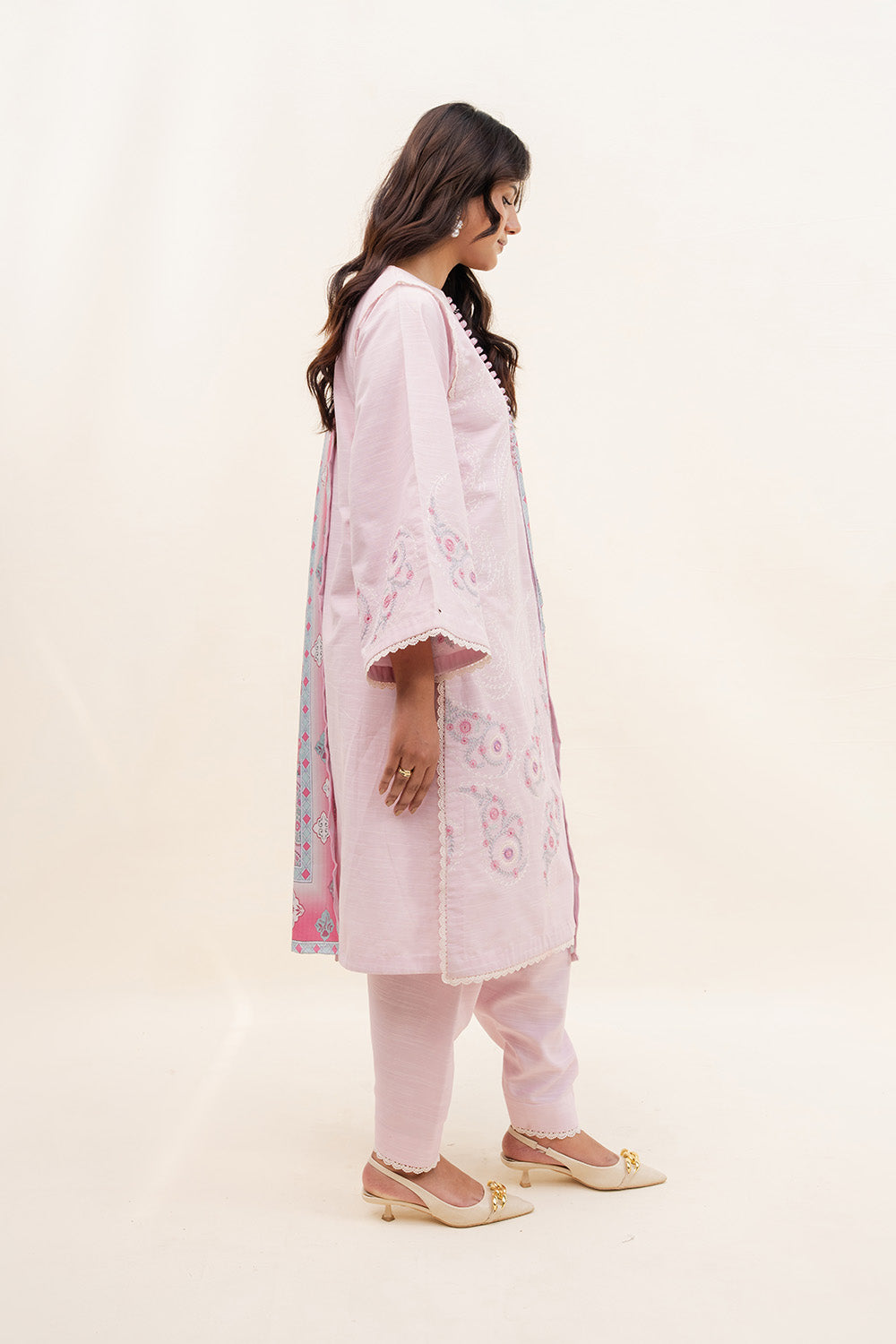 Maryum N Maria | Latte Layers Pret | CAFE CREME - MWS5816 by Maryum N Maria - Designer Dress  - Type : Ladies Clothes - Available at Libayah - 100% Original 