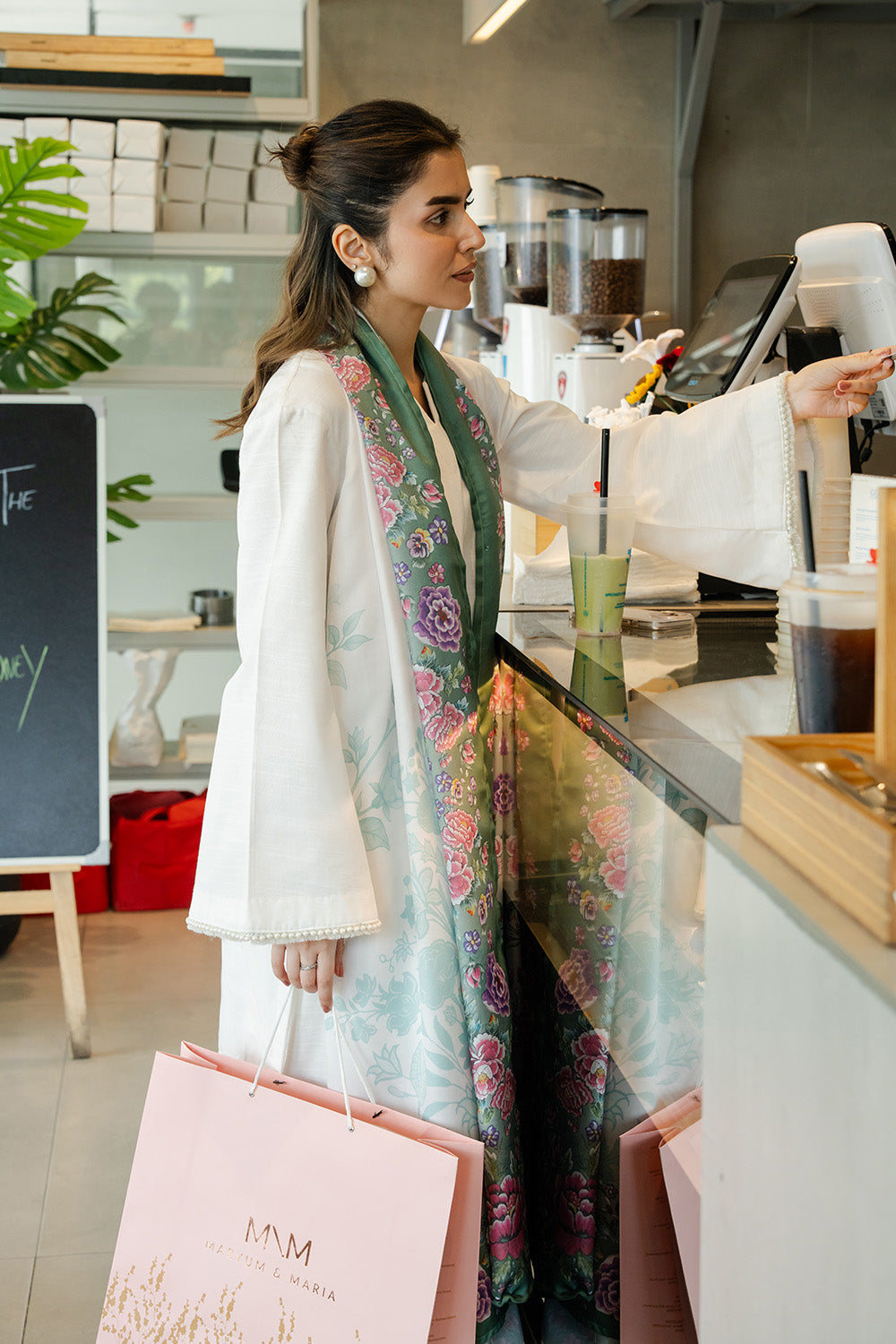 Maryum N Maria | Latte Layers Pret | CARAMEL DRIFT - MWS5817 by Maryum N Maria - Designer Dress  - Type : Ladies Clothes - Available at Libayah - 100% Original 