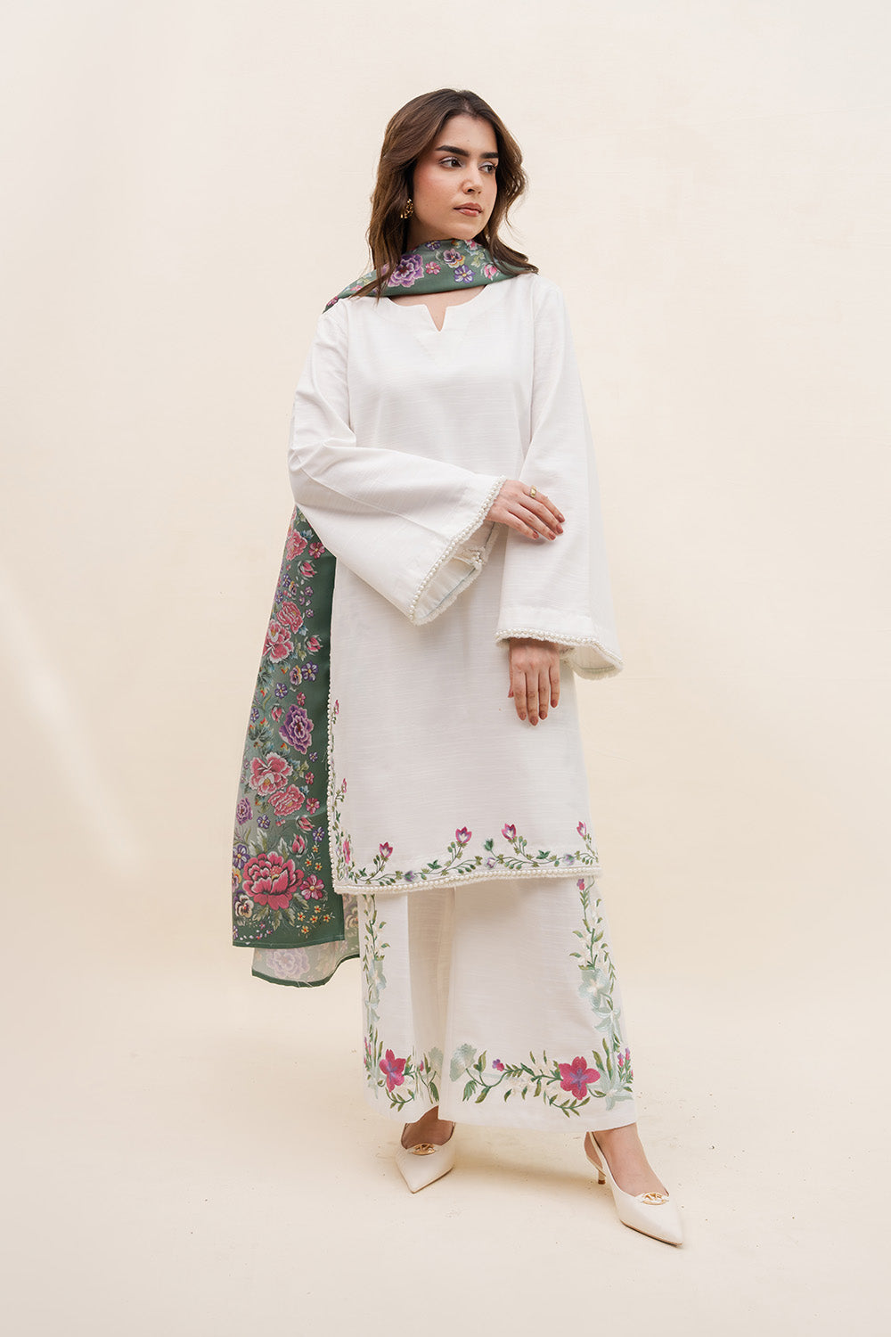 Maryum N Maria | Latte Layers Pret | CARAMEL DRIFT - MWS5817 by Maryum N Maria - Designer Dress  - Type : Ladies Clothes - Available at Libayah - 100% Original 