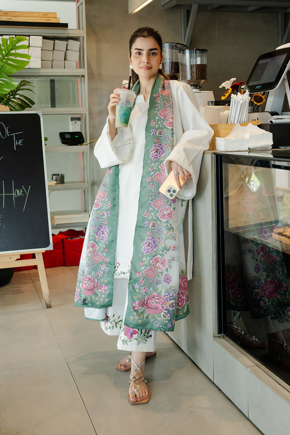 Maryum N Maria | Latte Layers Pret | CARAMEL DRIFT - MWS5817 by Maryum N Maria - Designer Dress  - Type : Ladies Clothes - Available at Libayah - 100% Original 