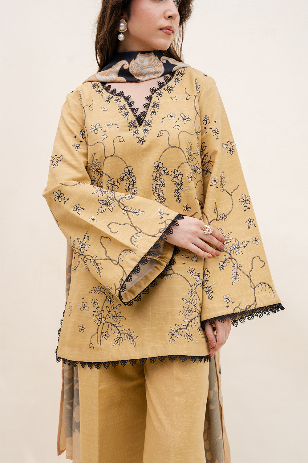 Maryum N Maria | Latte Layers Pret | WARM WHIP - MWS5818 by Maryum N Maria - Designer Dress  - Type : Ladies Clothes - Available at Libayah - 100% Original 