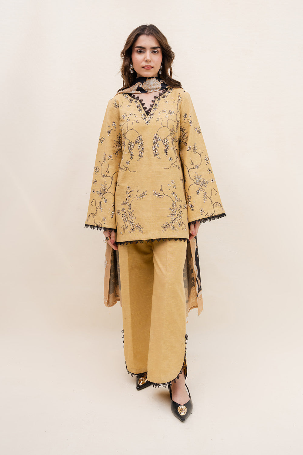Maryum N Maria | Latte Layers Pret | WARM WHIP - MWS5818 by Maryum N Maria - Designer Dress  - Type : Ladies Clothes - Available at Libayah - 100% Original 