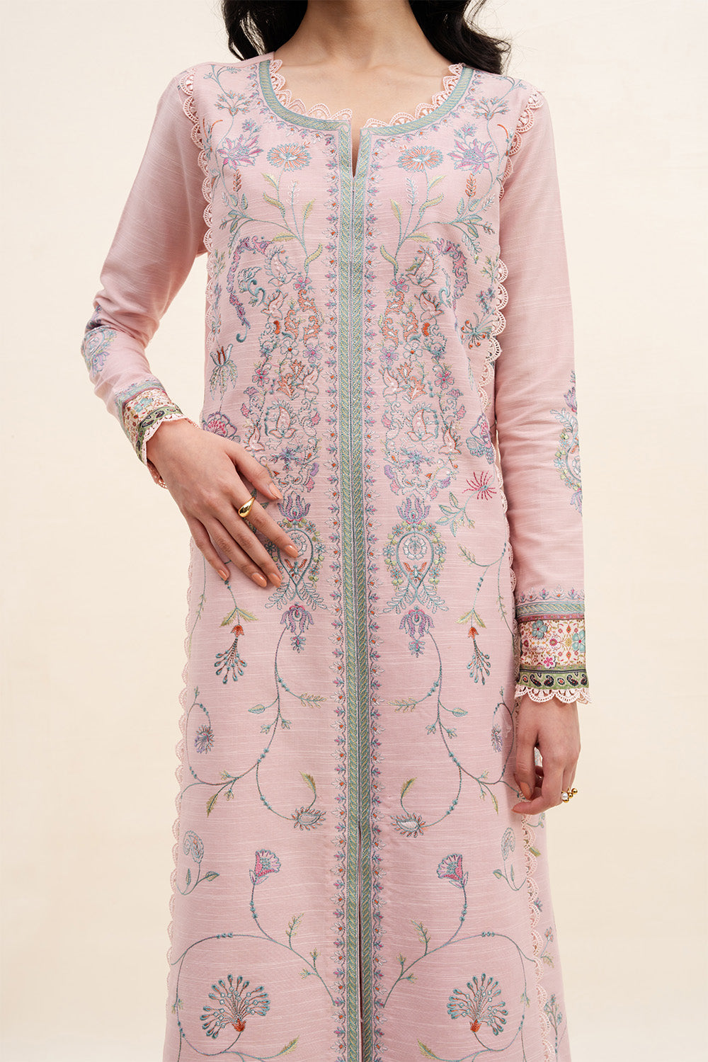 Maryum N Maria | Latte Layers Pret | ESPRESSO EASE - MWS5821 by Maryum N Maria - Designer Dress  - Type : Ladies Clothes - Available at Libayah - 100% Original 