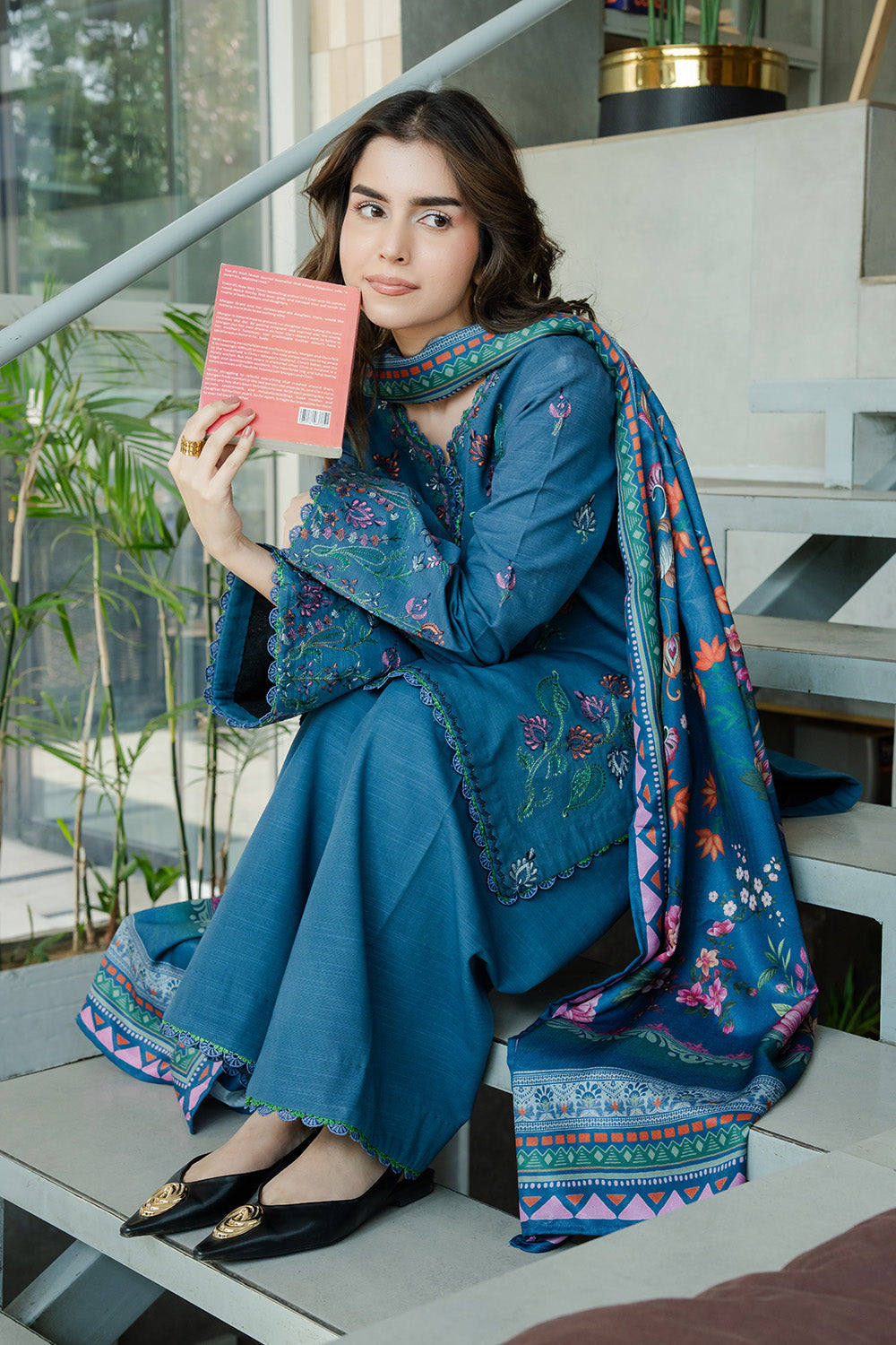 Maryum N Maria | Latte Layers Pret | VELVET FOAM - MWS5822 by Maryum N Maria - Designer Dress  - Type : Ladies Clothes - Available at Libayah - 100% Original 