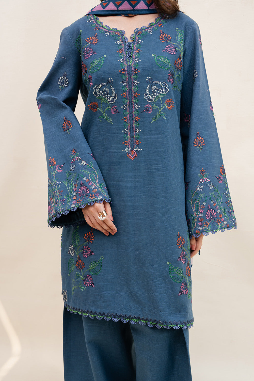 Maryum N Maria | Latte Layers Pret | VELVET FOAM - MWS5822 by Maryum N Maria - Designer Dress  - Type : Ladies Clothes - Available at Libayah - 100% Original 