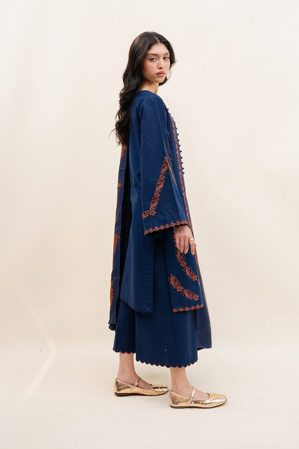 Maryum N Maria | Latte Layers Pret | ALMOND VEIL - MWS5826 by Maryum N Maria - Designer Dress  - Type : Ladies Clothes - Available at Libayah - 100% Original 
