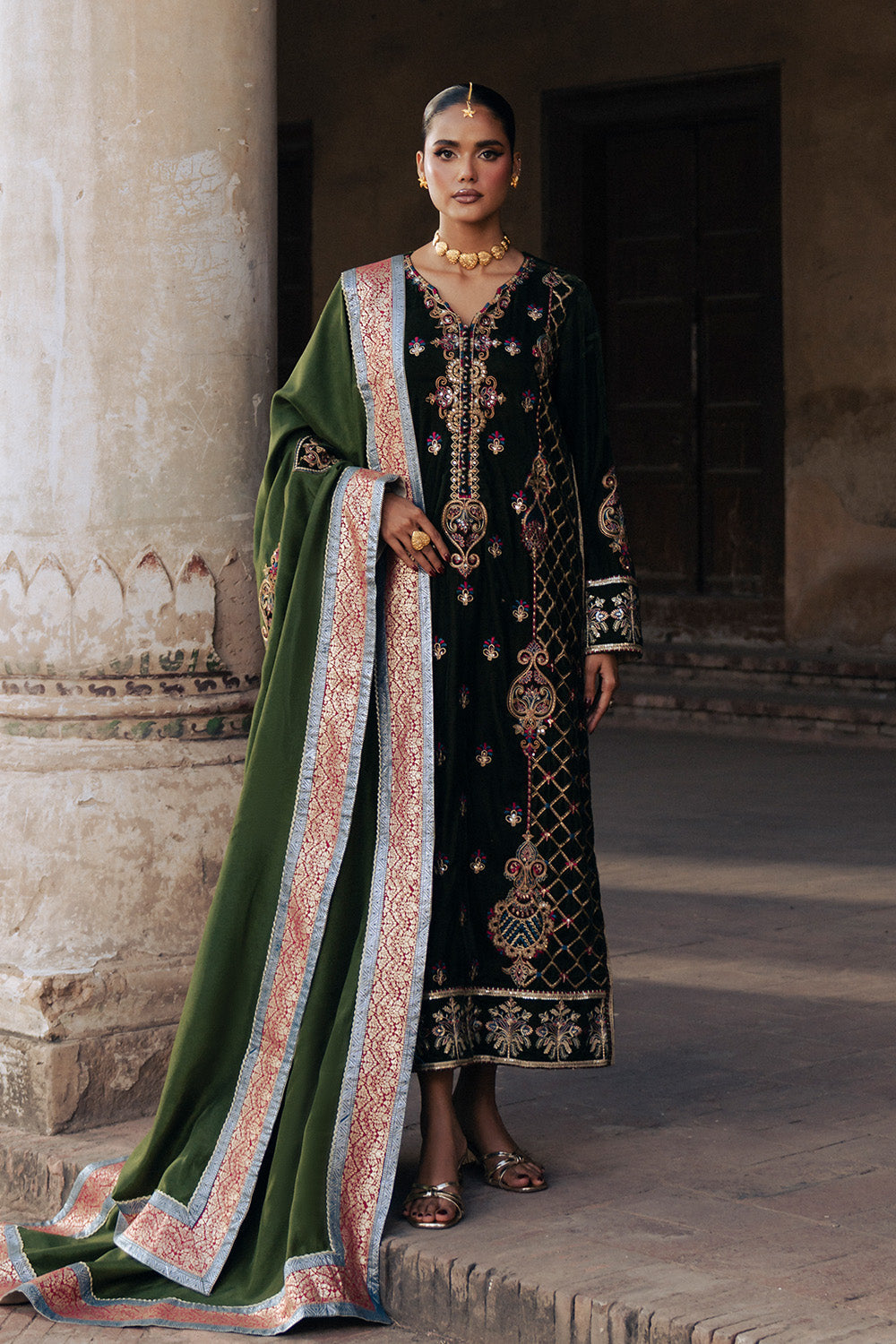 Maryum N Maria | Gulshan e Makhmal | AURELIE - MWS5886 by Maryum N Maria - Designer Dress - Type : Ladies Clothes - Available at Libayah - 100% Original 