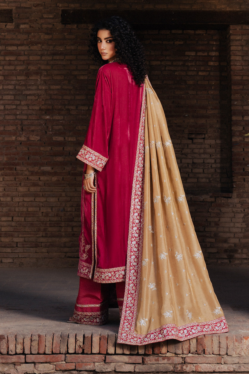 Maryum N Maria | Gulshan e Makhmal | BENOITE - MWS5887 by Maryum N Maria - Designer Dress - Type : Ladies Clothes - Available at Libayah - 100% Original 