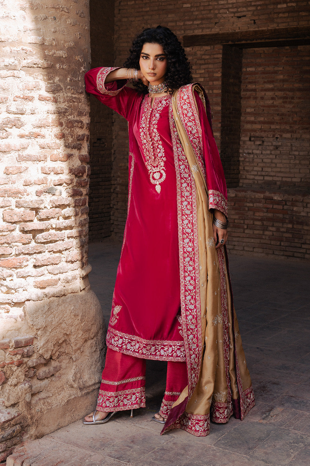 Maryum N Maria | Gulshan e Makhmal | BENOITE - MWS5887 by Maryum N Maria - Designer Dress - Type : Ladies Clothes - Available at Libayah - 100% Original 