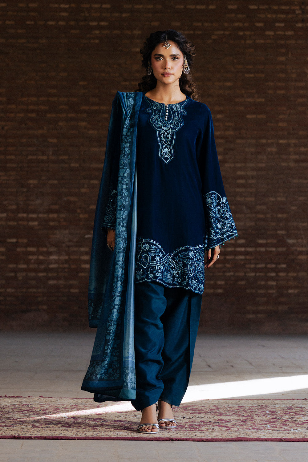 Maryum N Maria | Gulshan e Makhmal | CAPUCINE - MWS5888 by Maryum N Maria - Designer Dress - Type : Ladies Clothes - Available at Libayah - 100% Original 