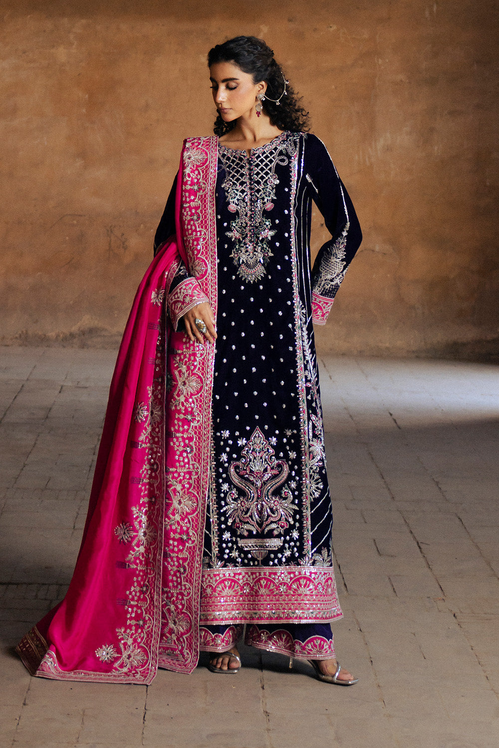 Maryum N Maria | Gulshan e Makhmal | FELICITE - MWS5890 by Maryum N Maria - Designer Dress - Type : Ladies Clothes - Available at Libayah - 100% Original 