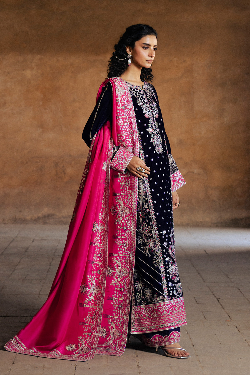 Maryum N Maria | Gulshan e Makhmal | FELICITE - MWS5890 by Maryum N Maria - Designer Dress - Type : Ladies Clothes - Available at Libayah - 100% Original 