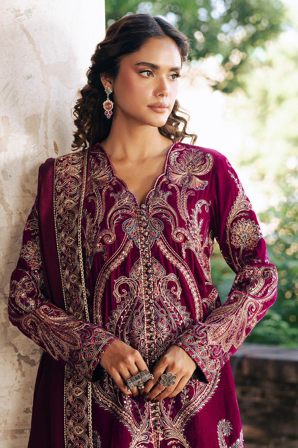 Maryum N Maria | Gulshan e Makhmal | GAeLLE - MWS5891 by Maryum N Maria - Designer Dress - Type : Ladies Clothes - Available at Libayah - 100% Original 