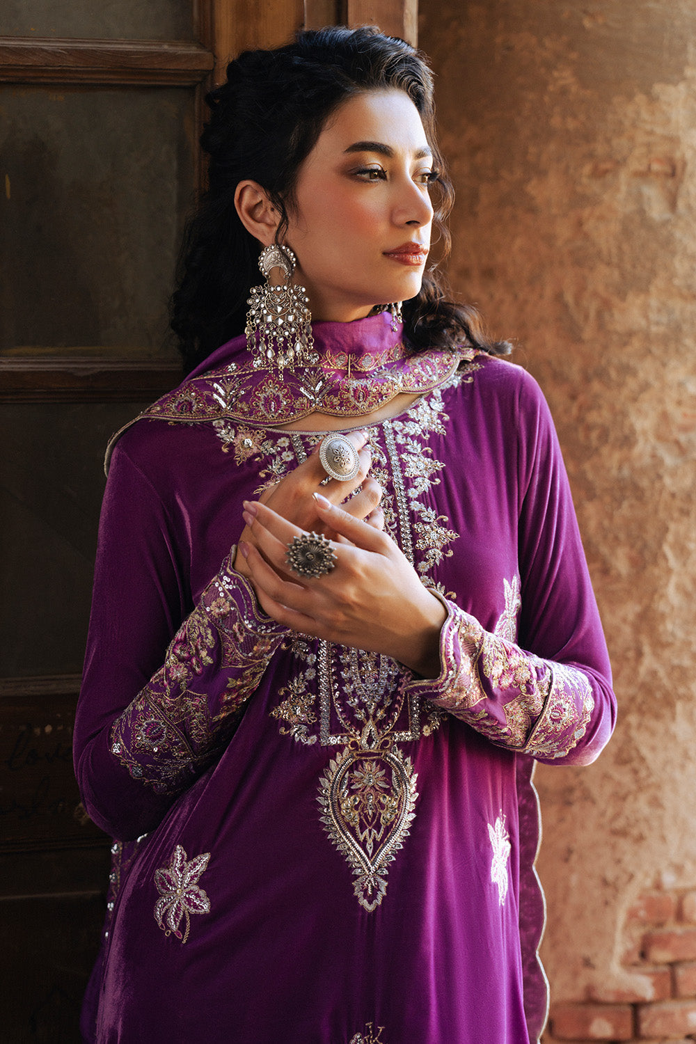Maryum N Maria | Gulshan e Makhmal | HAYDEE - MWS5892 by Maryum N Maria - Designer Dress - Type : Ladies Clothes - Available at Libayah - 100% Original 