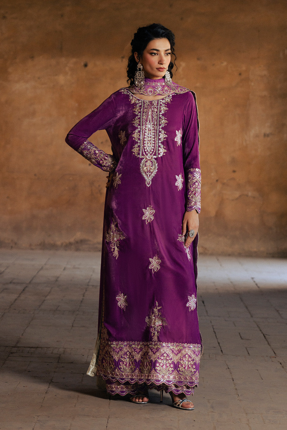 Maryum N Maria | Gulshan e Makhmal | HAYDEE - MWS5892 by Maryum N Maria - Designer Dress - Type : Ladies Clothes - Available at Libayah - 100% Original 
