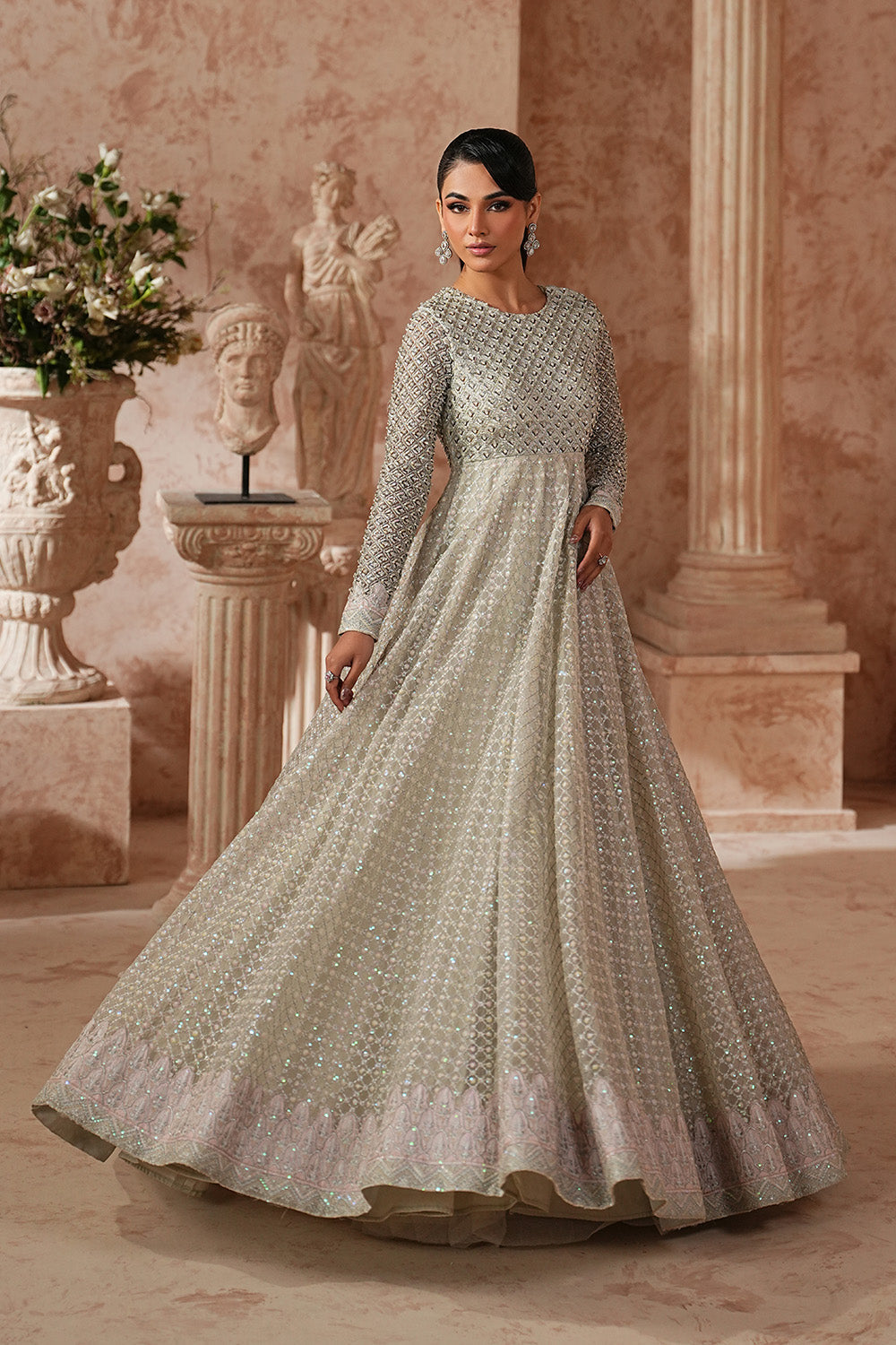 Maryum N Maria | Formal Eid Edit | SAANVI - MWS5950 by Maryum N Maria - Designer Dress  - Type : Ladies Clothes - Available at Libayah - 100% Original 