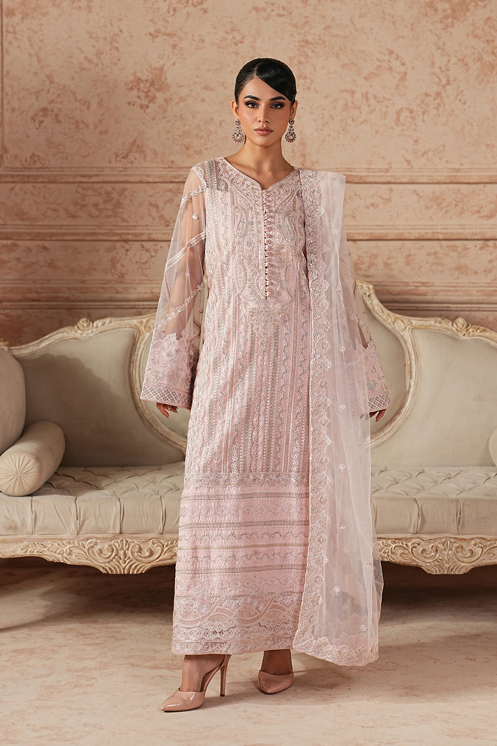 Maryum N Maria | Formal Eid Edit | SAAHANA - MWS5951 by Maryum N Maria - Designer Dress  - Type : Ladies Clothes - Available at Libayah - 100% Original 