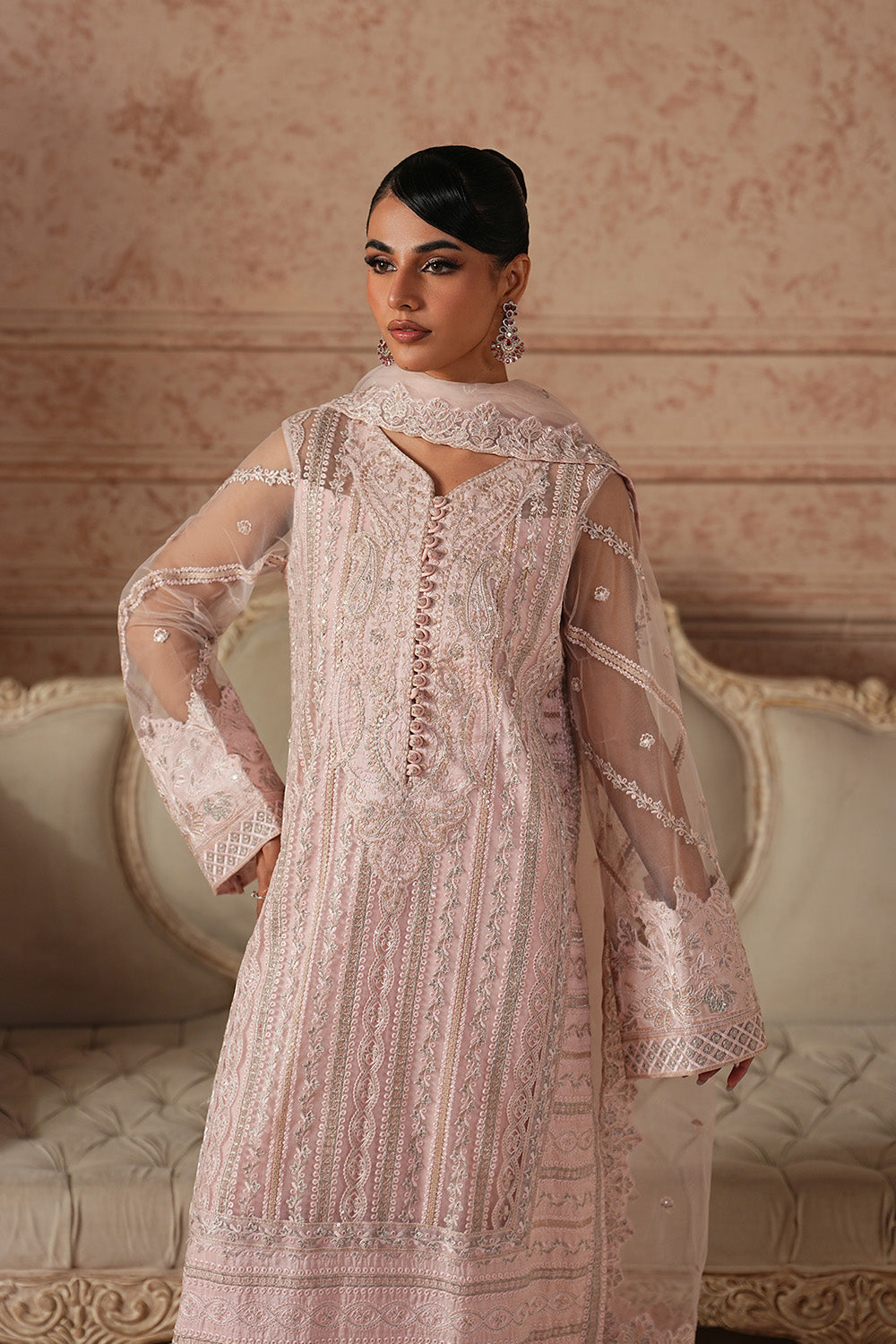 Maryum N Maria | Formal Eid Edit | SAAHANA - MWS5951 by Maryum N Maria - Designer Dress  - Type : Ladies Clothes - Available at Libayah - 100% Original 