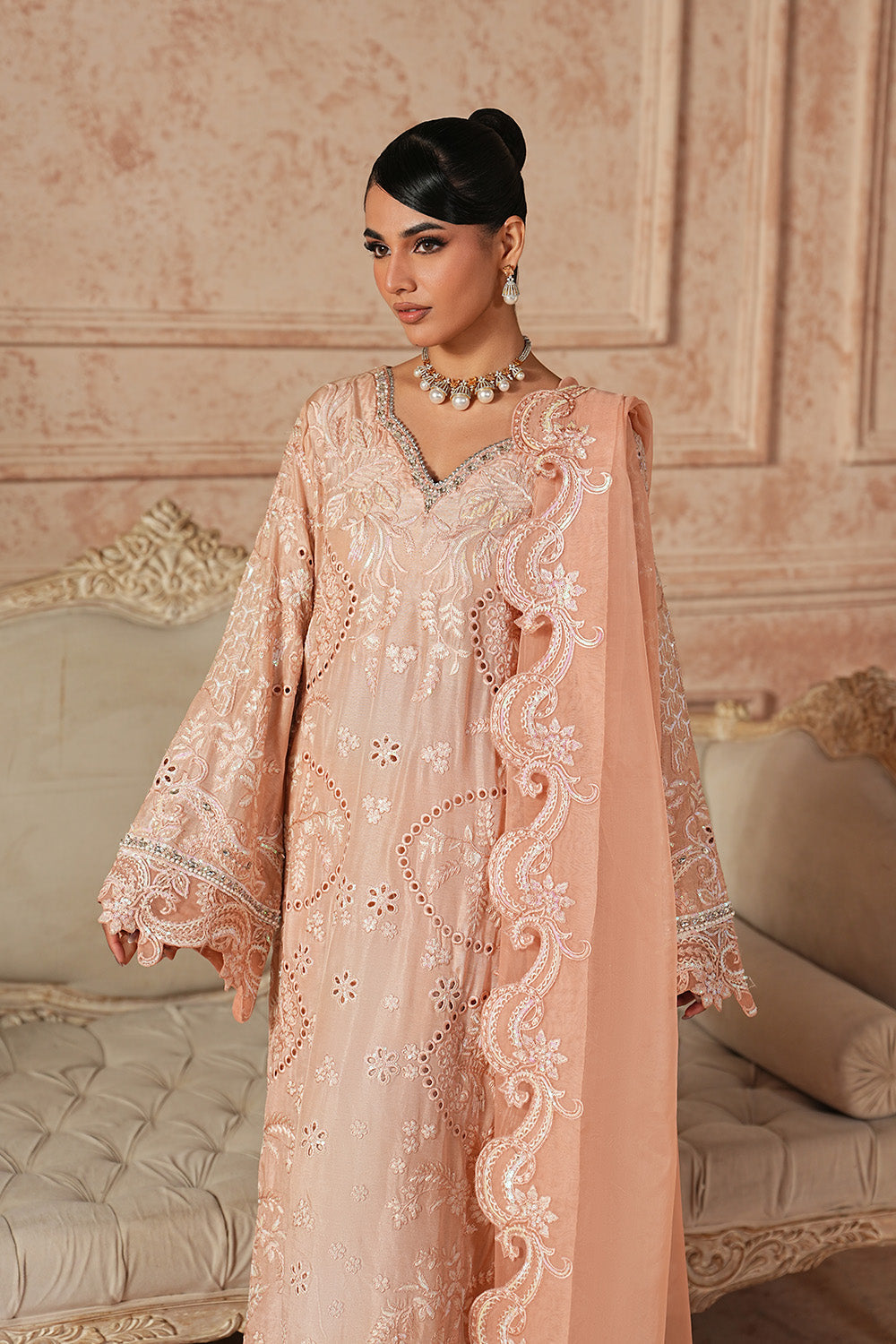 Maryum N Maria | Formal Eid Edit | SAESHA - MWS5952 by Maryum N Maria - Designer Dress  - Type : Ladies Clothes - Available at Libayah - 100% Original 