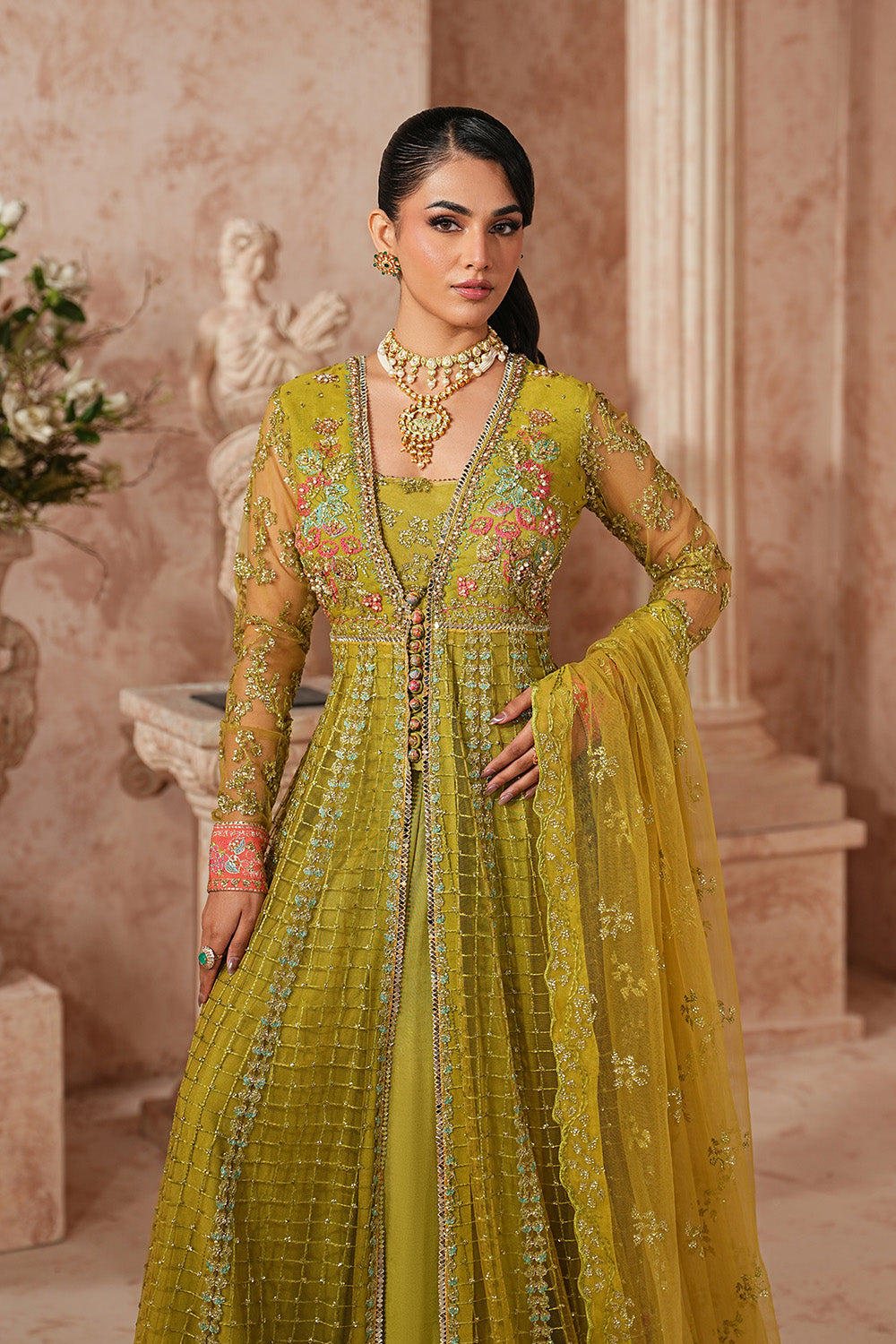Maryum N Maria | Formal Eid Edit | SAGNEYA - MWS5953 by Maryum N Maria - Designer Dress  - Type : Ladies Clothes - Available at Libayah - 100% Original 