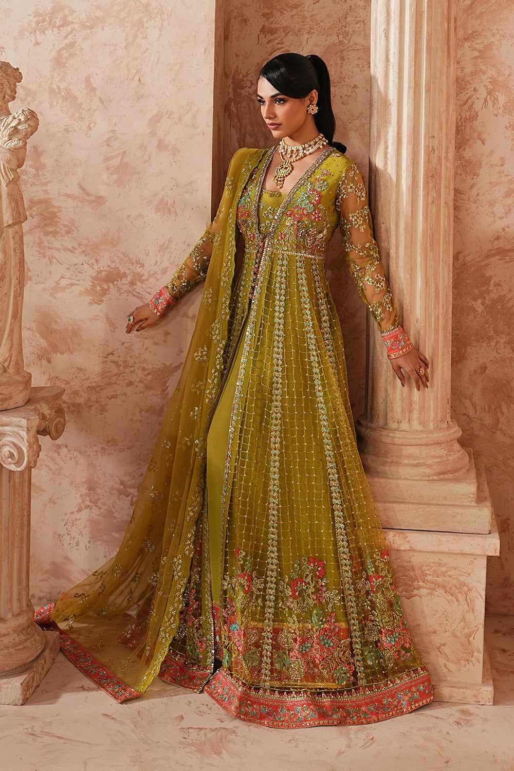 Maryum N Maria | Formal Eid Edit | SAGNEYA - MWS5953 by Maryum N Maria - Designer Dress  - Type : Ladies Clothes - Available at Libayah - 100% Original 