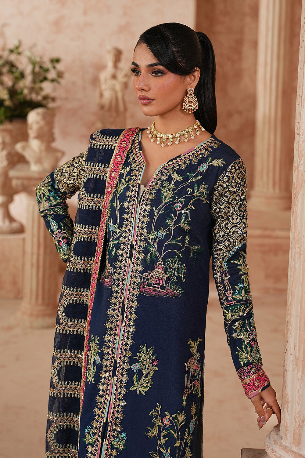 Maryum N Maria | Formal Eid Edit | SAILAJA - MWS5954 by Maryam N Maria - Designer Dress  - Type : Ladies Clothes - Available at Libayah - 100% Original 