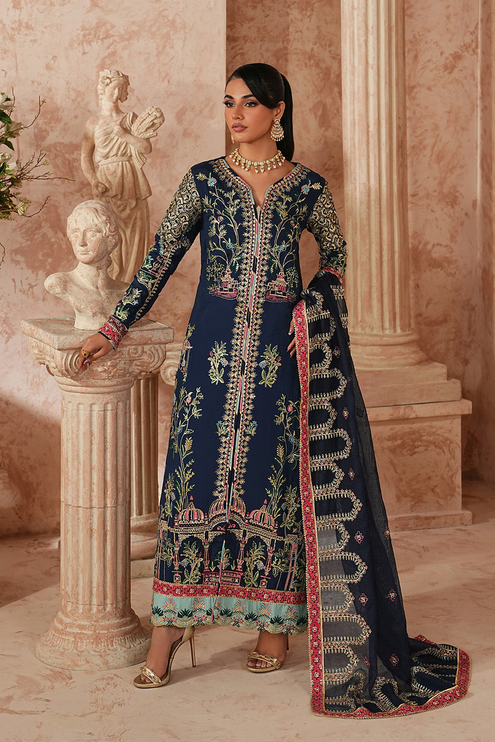 Maryum N Maria | Formal Eid Edit | SAILAJA - MWS5954 by Maryam N Maria - Designer Dress  - Type : Ladies Clothes - Available at Libayah - 100% Original 