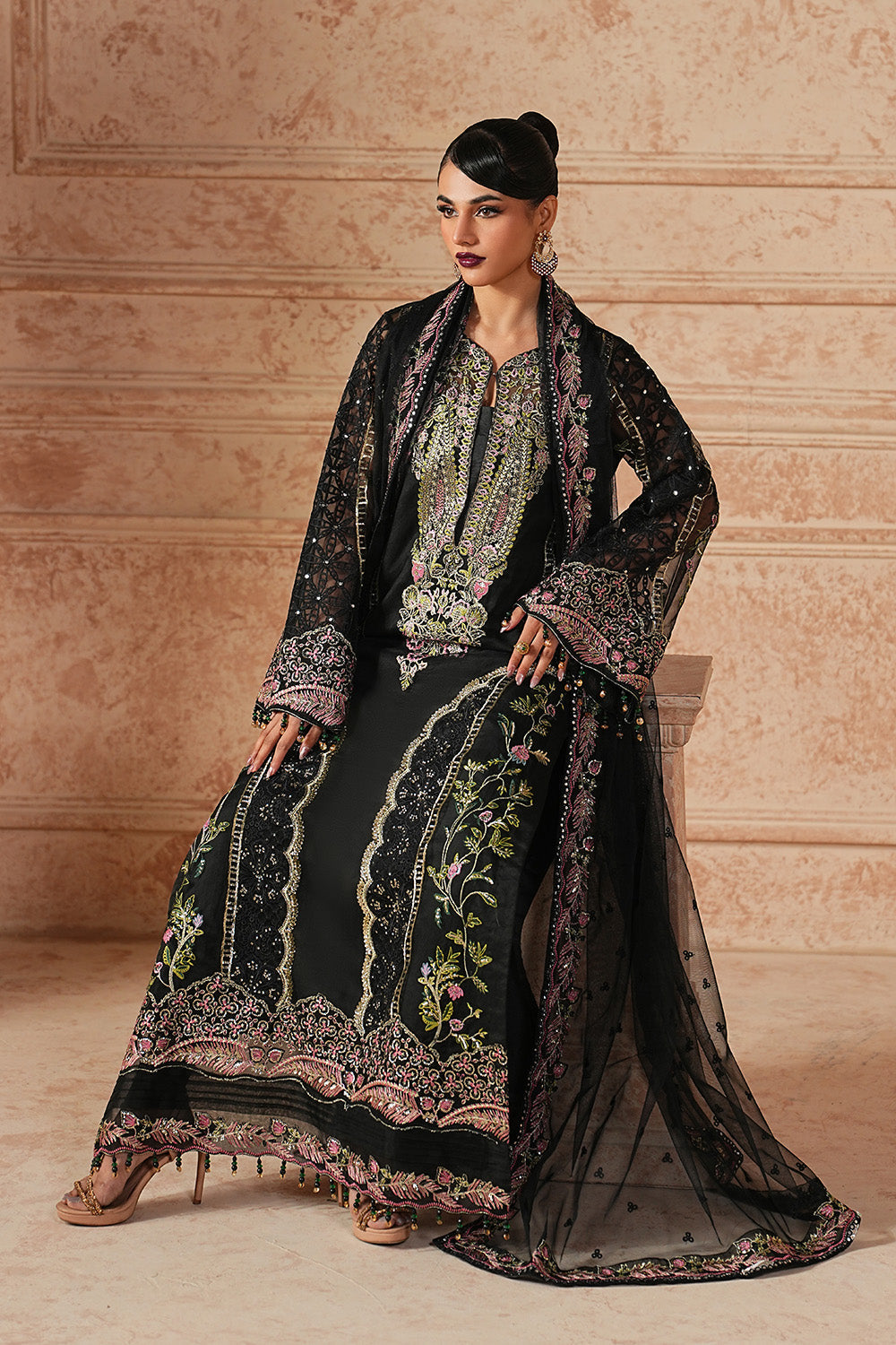 Maryum N Maria | Formal Eid Edit | SANVI - MWS5957 by Maryum N Maria - Designer Dress  - Type : Ladies Clothes - Available at Libayah - 100% Original 