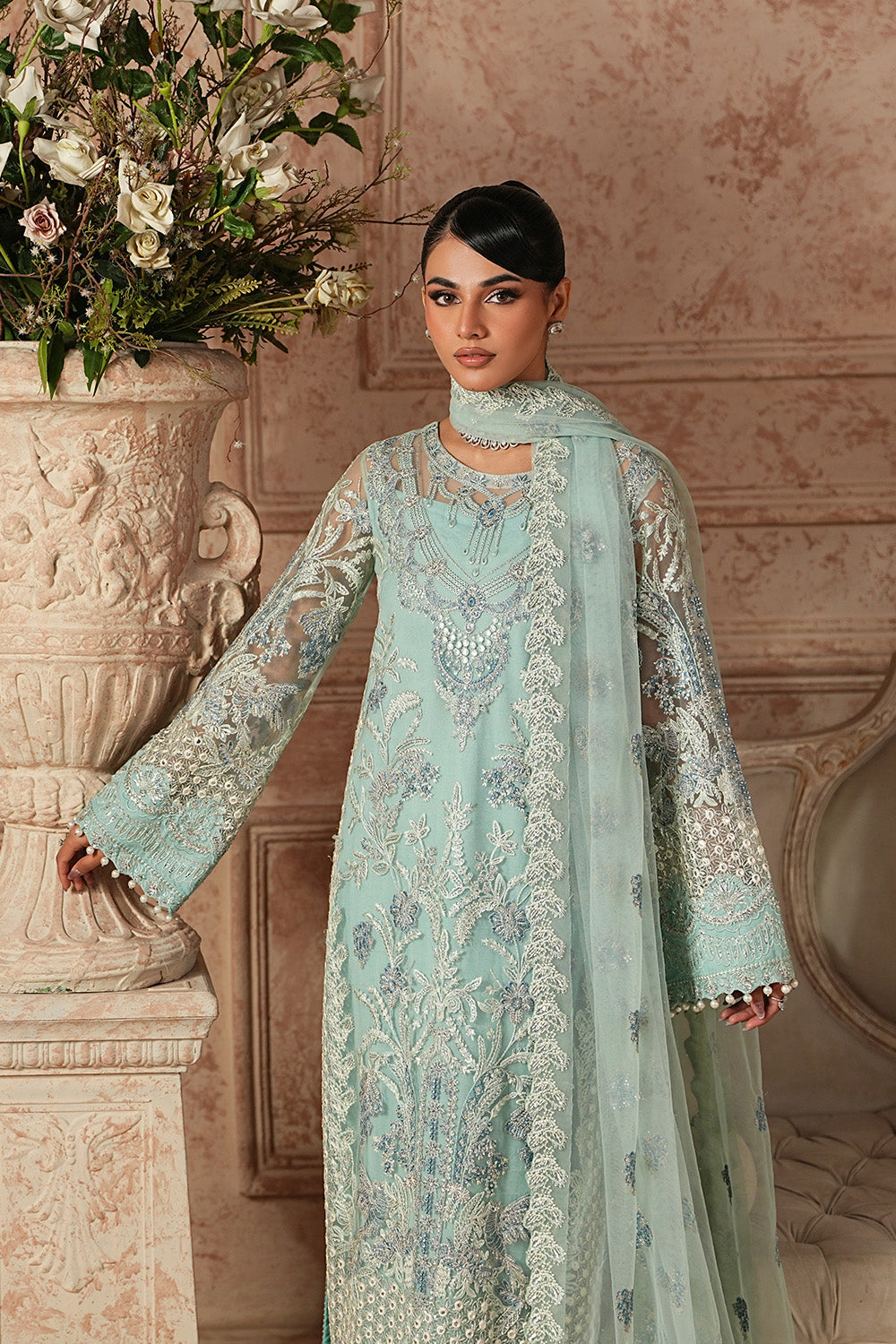 Maryum N Maria | Formal Eid Edit | SIMRAN - MWS5961 by Maryum N Maria - Designer Dress  - Type : Ladies Clothes - Available at Libayah - 100% Original 