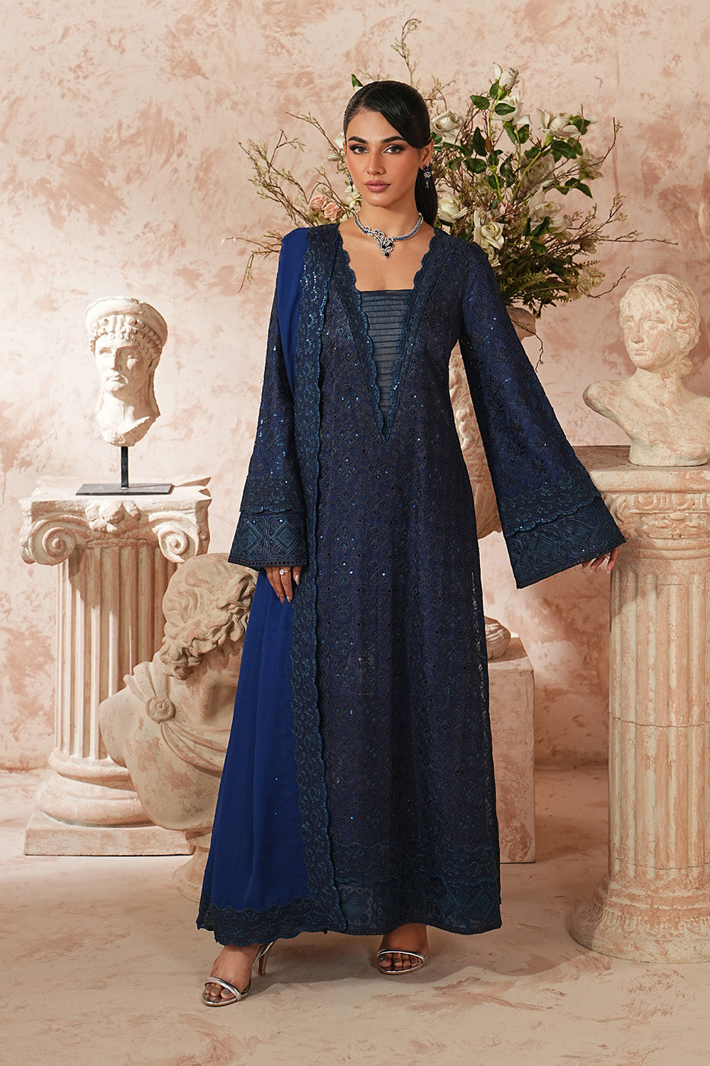 Maryum N Maria | Formal Eid Edit | SITHAARA - MWS5962 by Maryum N Maria - Designer Dress  - Type : Ladies Clothes - Available at Libayah - 100% Original 