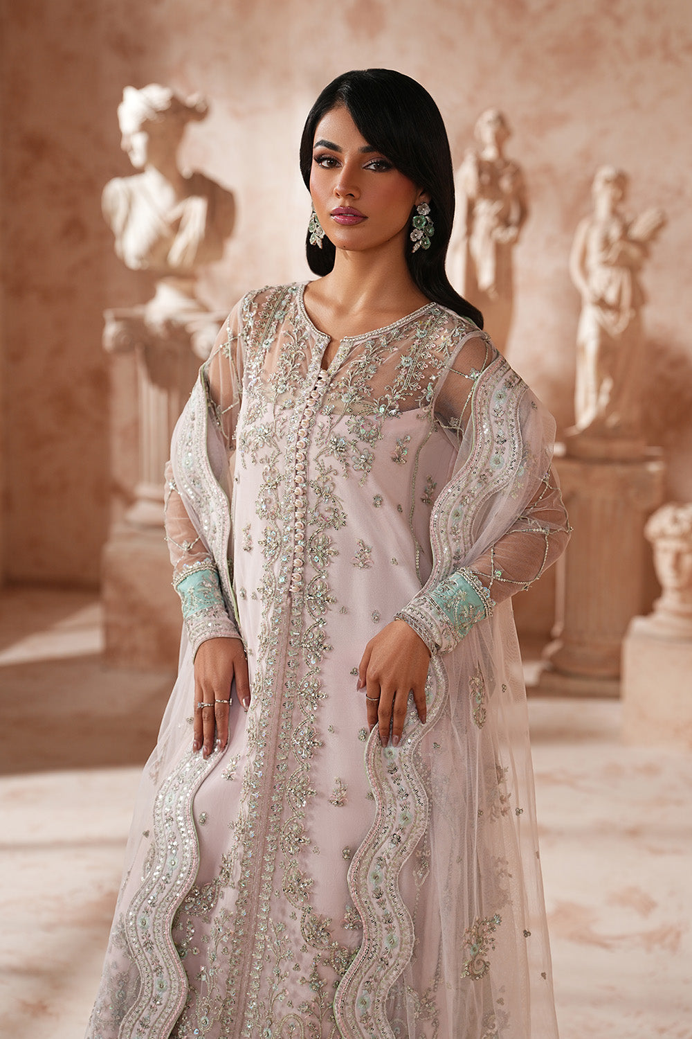 Maryum N Maria | Formal Eid Edit | SREEJA - MWS5964 by Maryum N Maria - Designer Dress  - Type : Ladies Clothes - Available at Libayah - 100% Original 
