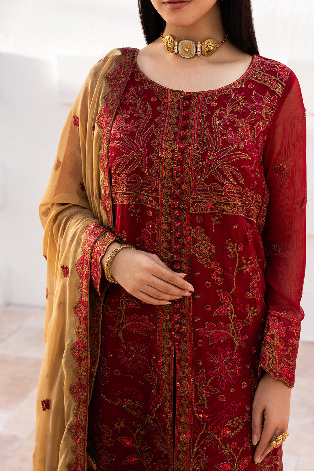 Maryum N Maria | Luxury Edit | KESHET - MWU5682 - Designer Dress - Type : Ladies Clothes - Available at Libayah - 100% Original