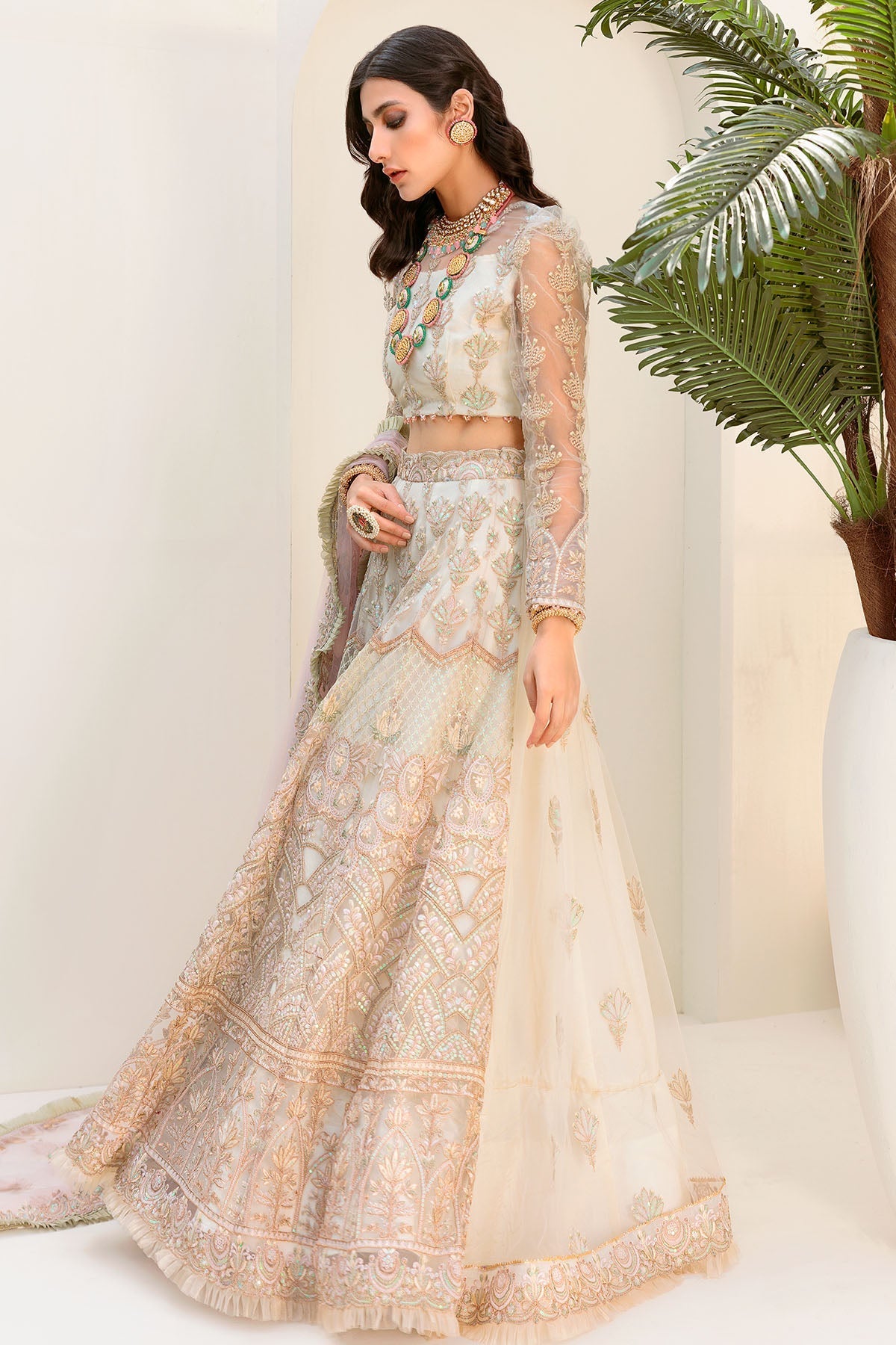 Motifz | Luxury Formal | 3186-PINK-SALT by Motifz - Designer Dress  - Type : Ladies Clothes - Available at Libayah - 100% Original 