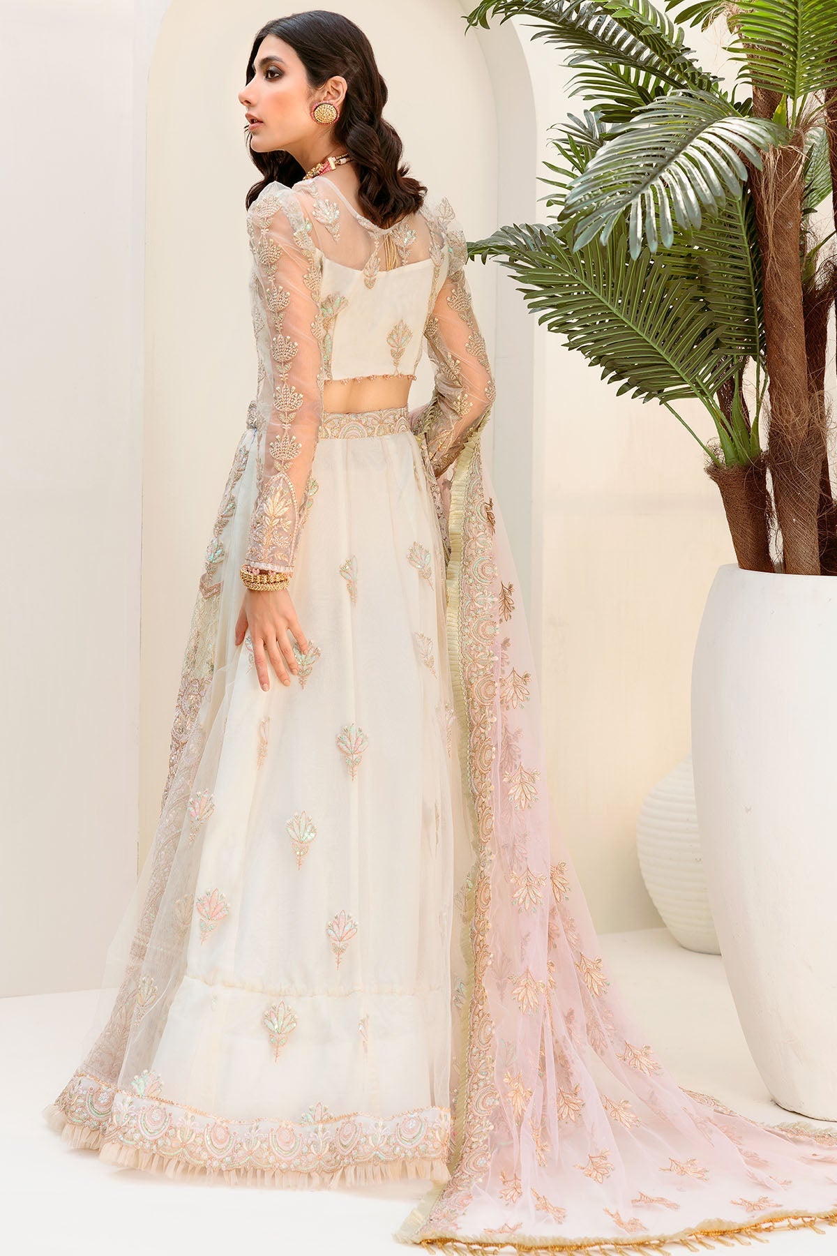 Motifz | Luxury Formal | 3186-PINK-SALT by Motifz - Designer Dress  - Type : Ladies Clothes - Available at Libayah - 100% Original 